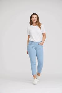 LAURIE Damen vegan Hose Hannah Regular Extra Short Length Light Blue Denim