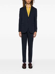 poloralphlauren Polo Ralph Lauren Blazer met krijtstreep en logopatch - Blauw