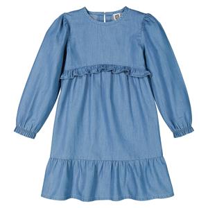 LA REDOUTE COLLECTIONS Lichte jeansjurk met lange mouwen