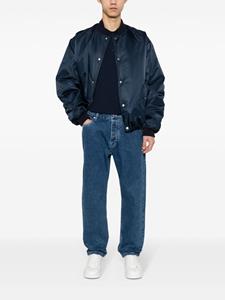 studionicholson Studio Nicholson Low waist straight jeans - Blauw