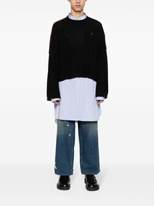 maisonmargiela Maison Margiela Low waist straight jeans - Blauw