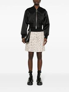 alexandermcqueen Alexander McQueen Tweed mini-rok - Beige