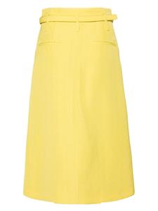 Jil Sander 66 A-line midi skirt - Groen