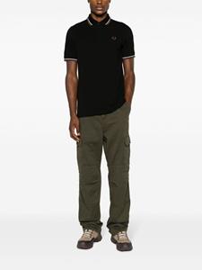 Fred Perry Poloshirt met geborduurd logo - Zwart