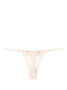 kikidemontparnasse Kiki de Montparnasse Intime string met G-logo - Roze