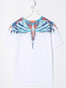 marceloburloncountyofmilankids Marcelo Burlon County Of Milan Kids T-shirt met vleugelprint - Wit