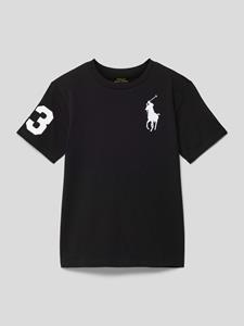 Polo Ralph Lauren Teens T-shirt met logo- en motiefstitching