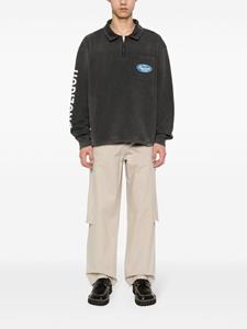 Represent Broek met geborduurd logo - Beige