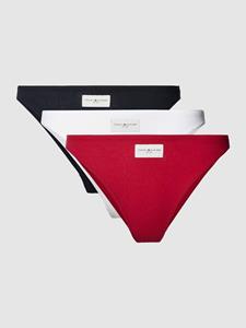 Tommy Hilfiger Bikinislip met labelpatch in een set van 3 stuks, model 'Established'