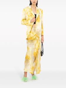 PINKO Rok met abstracte print - Geel