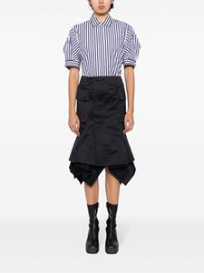 sacai Asymmetrische rok - Zwart