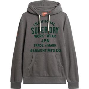 Superdry Kapuzensweatshirt "WORKWEAR FLOCK GRAPHIC HOODIE"