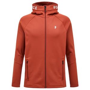 Peak Performance  Rider Zip Hood - Fleecevest, rood