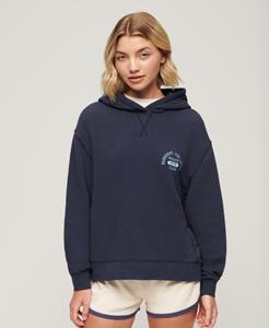 Superdry Vrouwen Athletic Essentials Hoodie Blauw