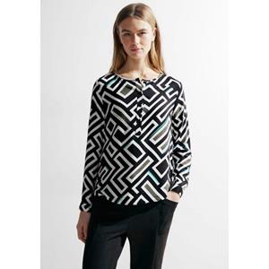 Cecil Blouse met lange mouwen met all-over print