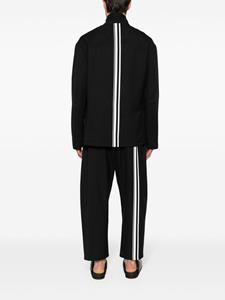 MORDECAI Cropped broek met toelopende pijpen - Zwart