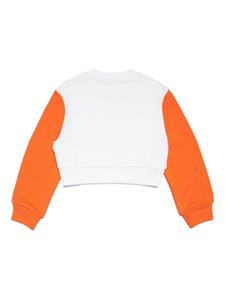 marnikids Marni Kids Sweater met pailletten - Wit