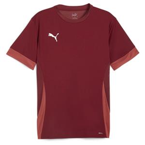 PUMA teamGOAL Matchday Voetbalshirt Bordeauxrood Wit
