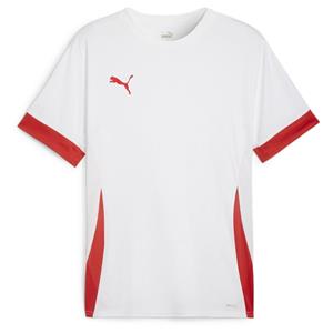 PUMA teamGOAL Matchday Voetbalshirt Wit Rood