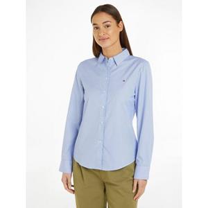Tommy Hilfiger Hemdbluse "ESSENTIAL STP REGULAR SHIRT", mit Logostickerei