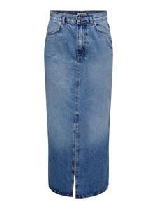 Rok Only Noos Cilla Long Skirt - Medium Blue Denim