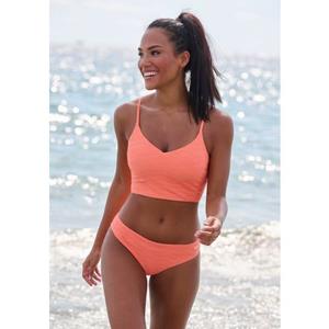 Sunseeker Crop-bikinitop Loretta met structuurpatroon