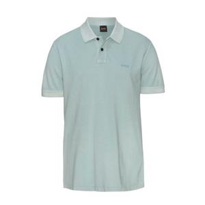 Hugo Boss poloshirt turquoise Boss Orange Prime 2-knoops