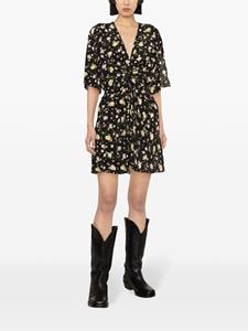 Zadig&Voltaire Mini-jurk met bloemenprint - Zwart