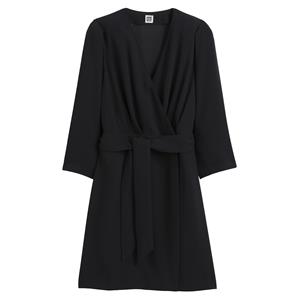 LA REDOUTE COLLECTIONS Korte wikkeljurk, met ceintuur