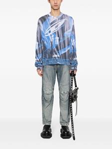 Diesel Trui met print - Blauw