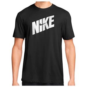 Nike  Dri-FIT Fitness Cotton T-Shirt - Sportshirt, zwart