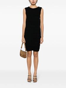 chanelpre-owned CHANEL Pre-Owned 2000s mini-jurk verfraaid met knoop - Zwart