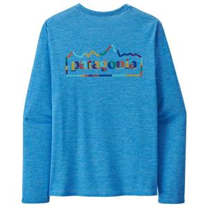 Patagonia  L/S Cap Cool Daily Graphic Shirt - Sportshirt, blauw