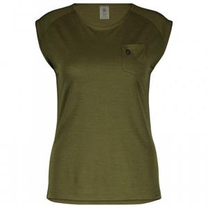 Scott  Women's Defined Merino Tank - Merinoshirt, olijfgroen