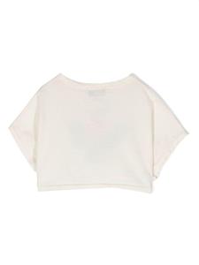 bobochoses Bobo Choses Cropped T-shirt - Beige