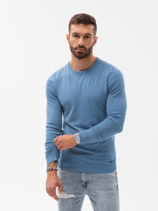 Ombre Edoti - Heren Sweater - Lichtblauw - Sky - Ronde Hals