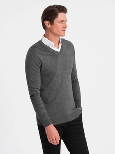 Ombre - Vaste Overhemd Kraag - Grijs - Civita - Dunne Zomerse Kleding