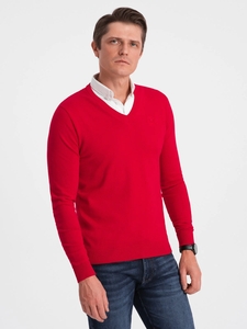 Ombre - Vaste Overhemd Kraag - Rood - Romana - Dunne Zomerse Kleding