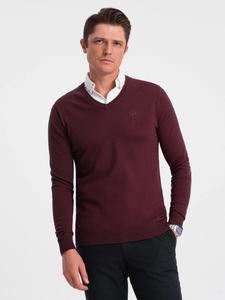 Ombre - Vaste Overhemd Kraag - Bordeaux - Jolympia - Dunne Zomerse Kleding