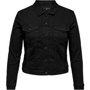 ONLY CARMAKOMA Jeansjacke "CARWESPA LS JACKET BLACK DNM"