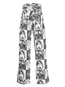 Haculla Geruite jeans - Zwart