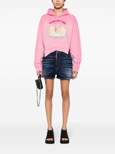 DSQUARED2 Hoodie met print - Roze