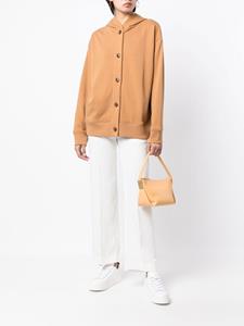 Vince Button-up hoodie - Bruin