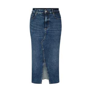 BOSS ORANGE Webrock C_DENIM SKIRT MIDI widerstandsfähig