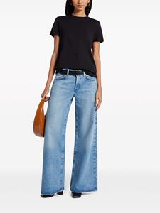 AGOLDE Mid waist jeans met wijde pijpen - Blauw