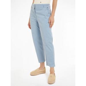 Tommy Hilfiger Chinohose CO BLEND GMD SLIM STRAIGHT CHINO mit Logostickerei