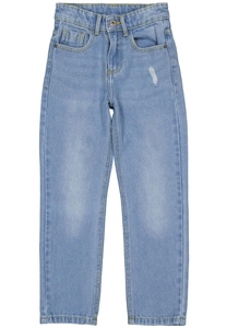 Quapi Meiden jeans jaimy wit fit light blue denim