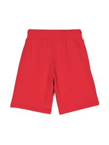 HUGO KIDS logo-print track shorts - Rood