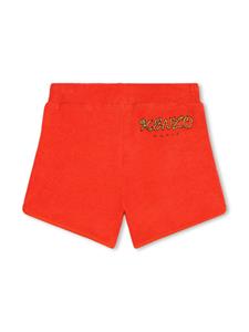 kenzokids Kenzo Kids Shorts met tijgerprint - Rood