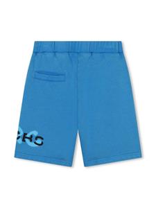 marcjacobskids Marc Jacobs Kids Katoenen shorts met logoprint - Blauw